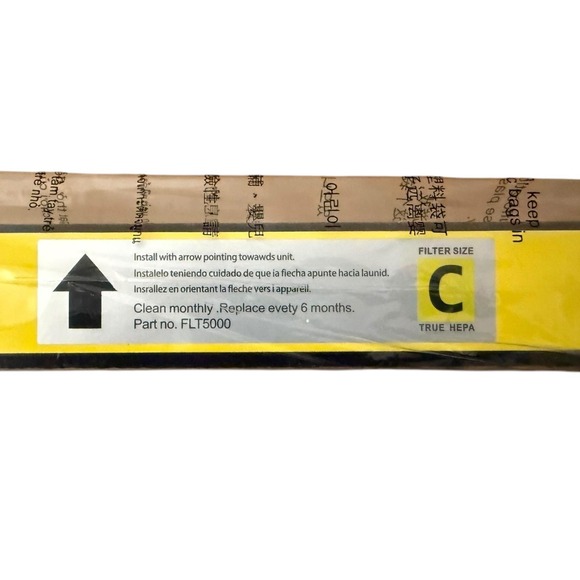 HEPA Air Purifier Filter‎ Replacement True HEPA Filter Size C FLT5000 - Picture 1 of 10